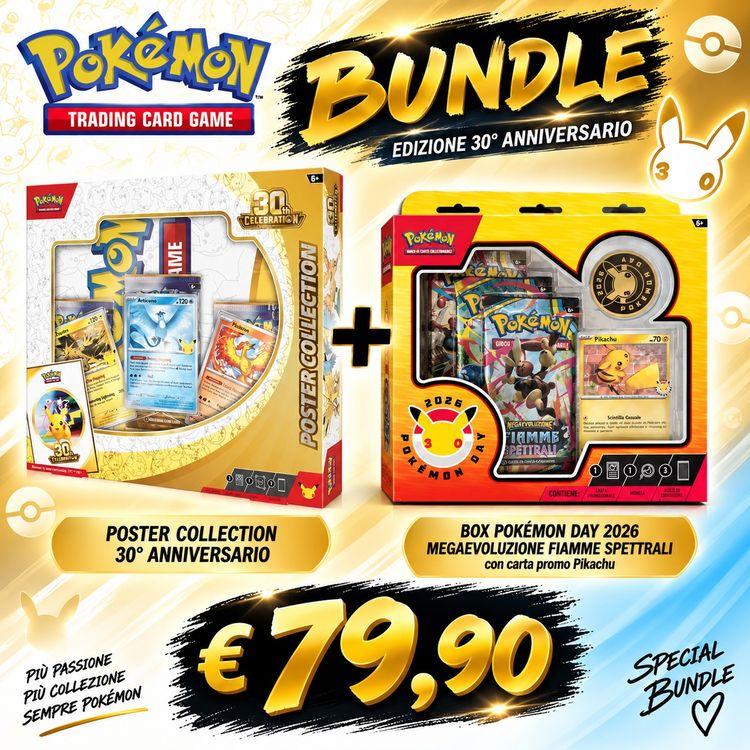 Immagine di Pokémon Trading Card Game Bundle 30 Anniversario 1